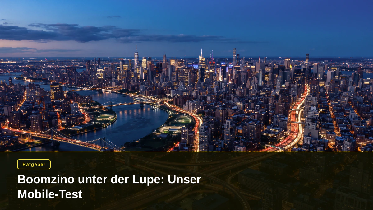 Boomzino unter der Lupe: Unser Mobile-Test