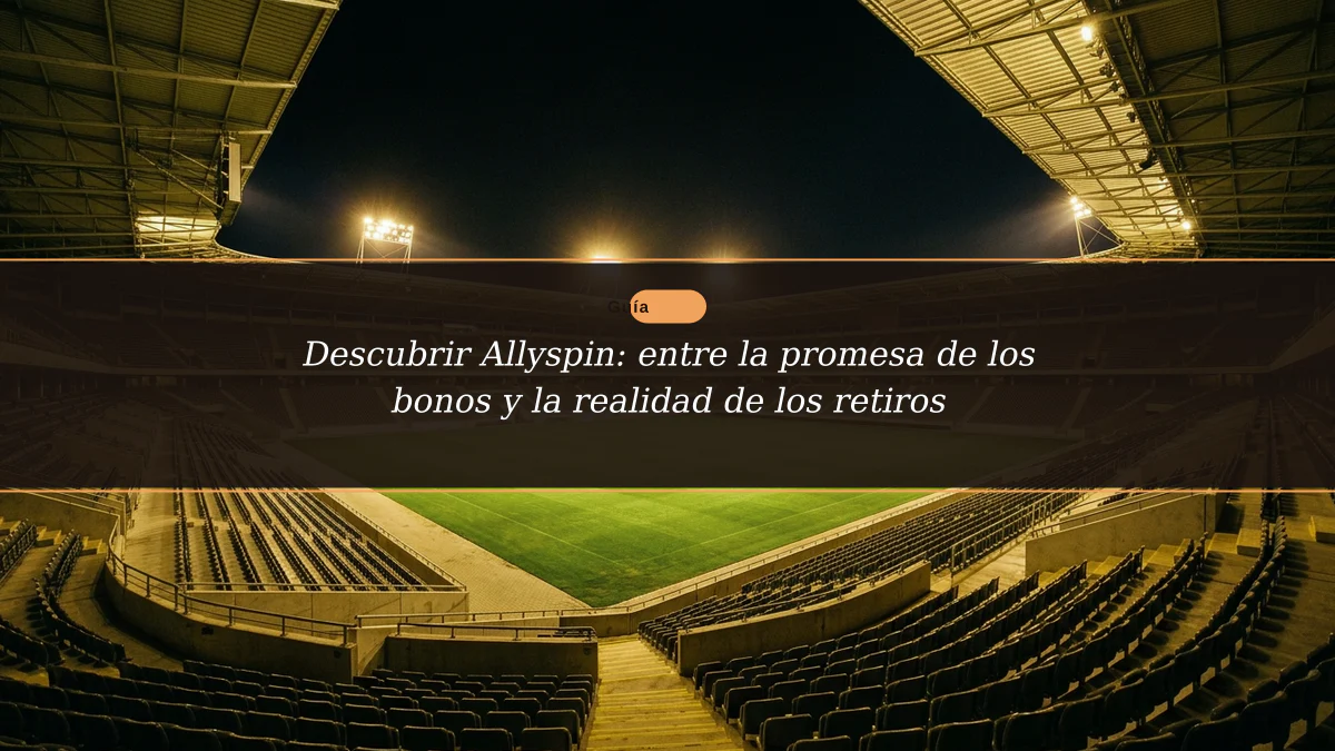 Descubrir Allyspin: entre la promesa de los bonos y la realidad de los retiros