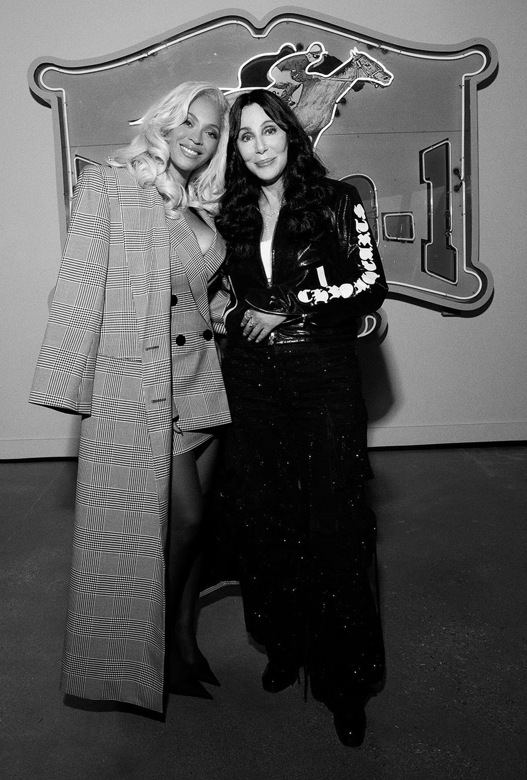 Cher and Beyoncé meet at Santa Anita Park - Entertainment ...