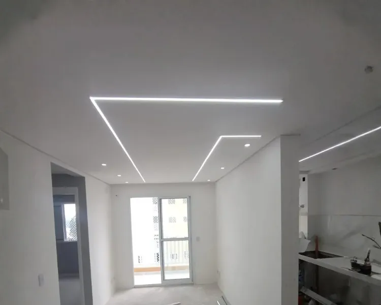 Instalação de forro de drywall