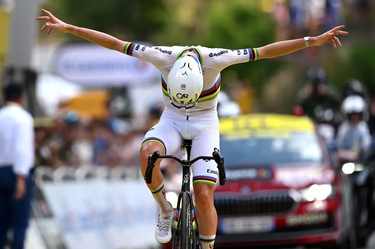<Tour de France in Shambles as Pogačar Takes Yellow Jersey>