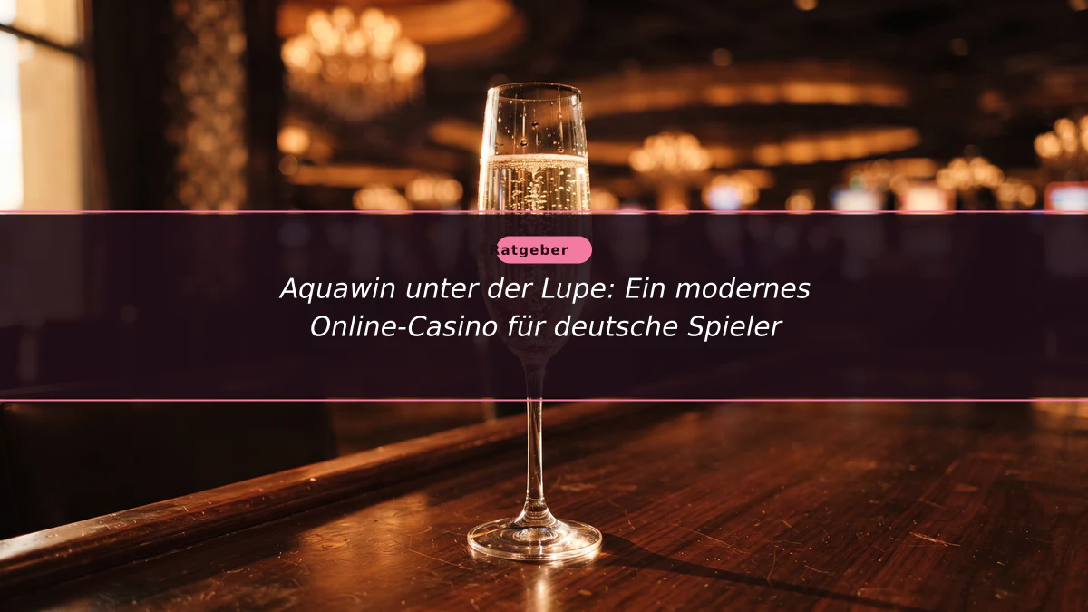 Aquawin unter der Lupe: Ein modernes Online-Casino für deutsche Spieler