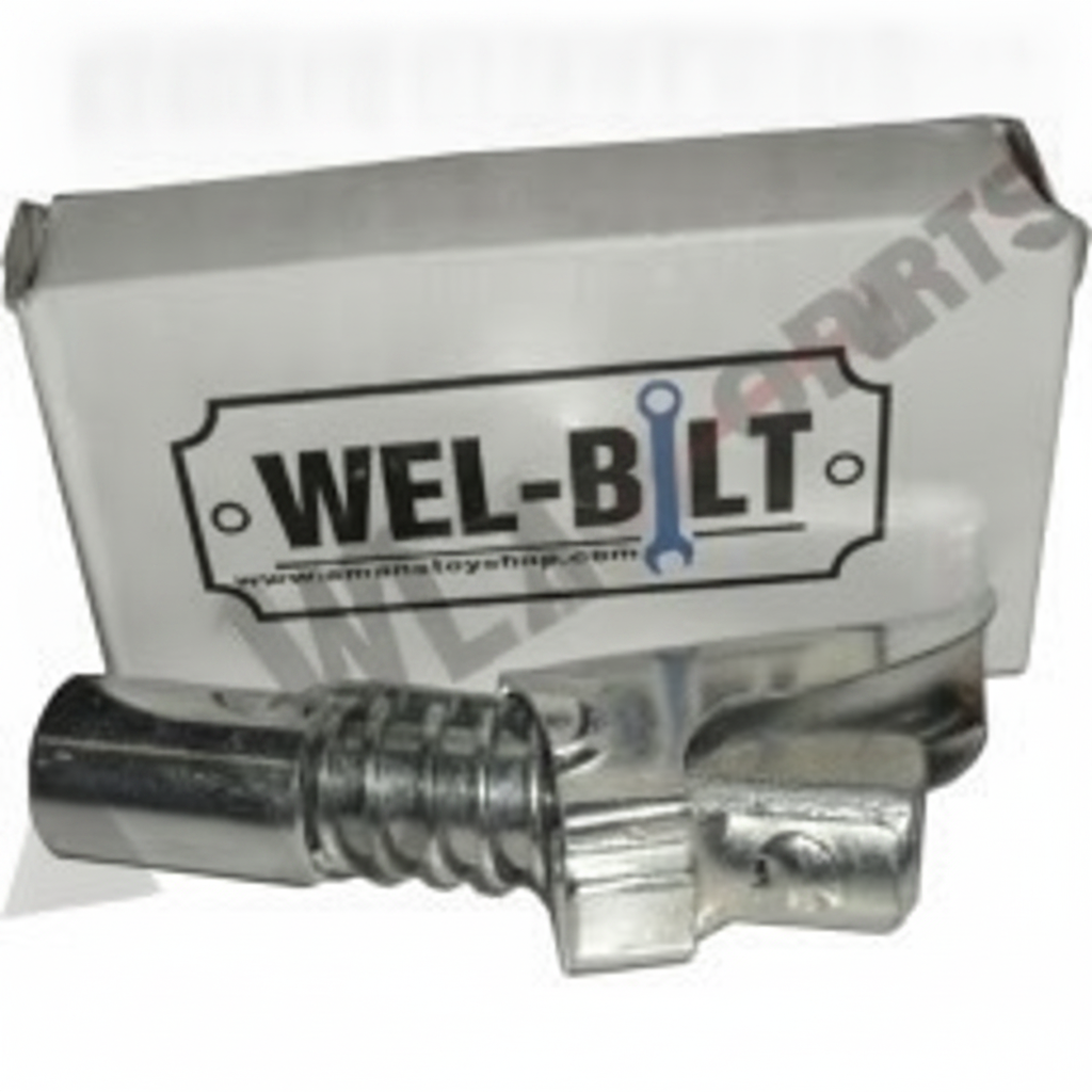 Grease Gun Coupler Lock and Lube, 1/8 BSP, 8000psi, 4-Jaw Coupling, 75mm x 43mm