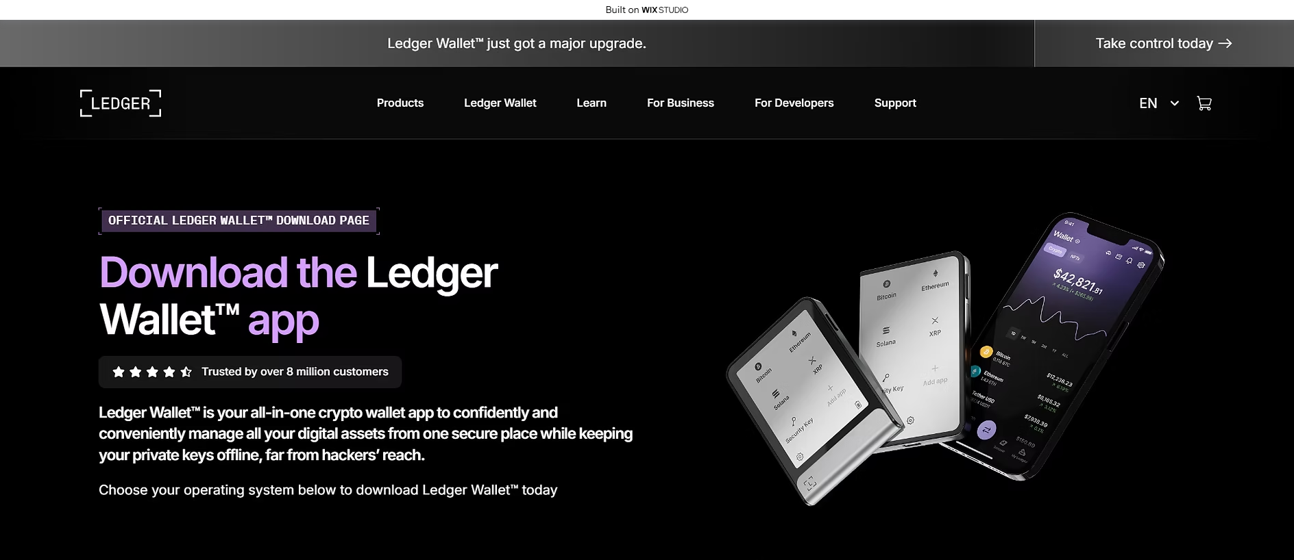 Forensic screenshot of [REDACTED] showing the phishing page layout