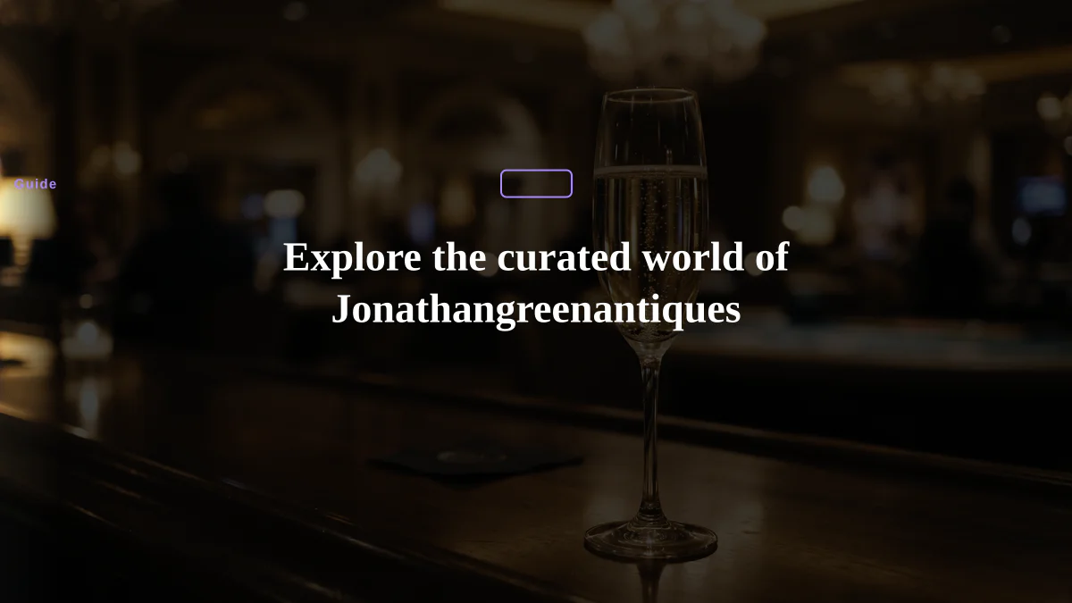 Explore the curated world of Jonathangreenantiques