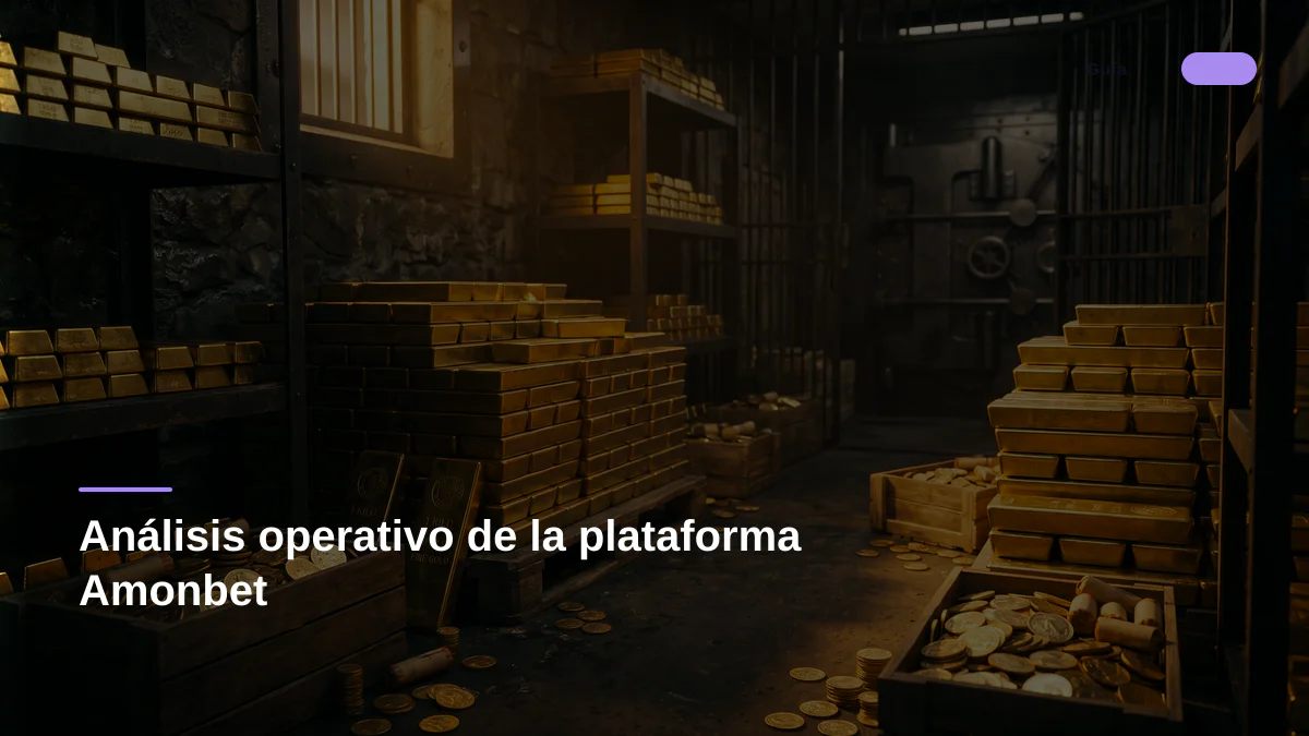 Análisis operativo de la plataforma Amonbet