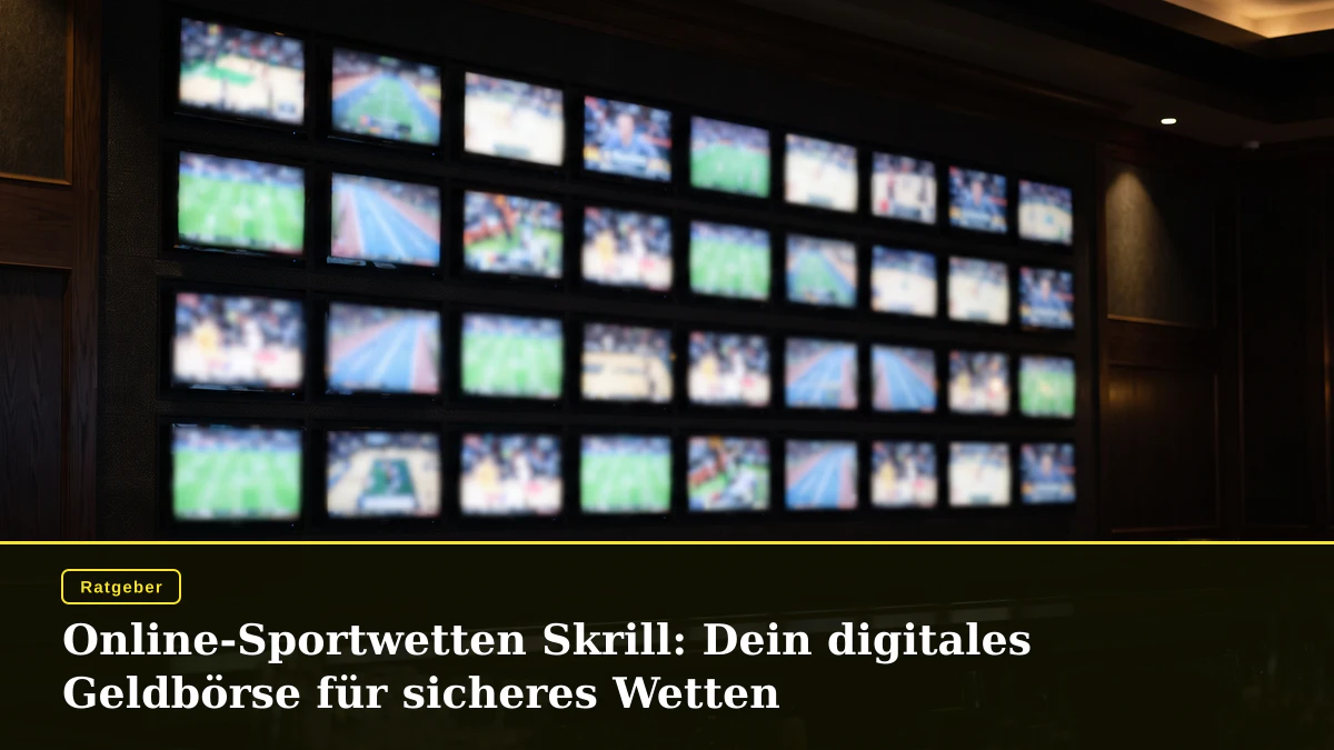 Online-Sportwetten Skrill: Dein digitales Geldbörse für sicheres Wetten