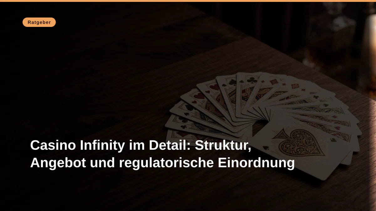 Casino Infinity im Detail: Struktur, Angebot und regulatorische Einordnung