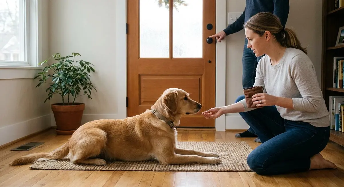 How to Train Your Dog to Stay Calm When the Doorbell Rings
