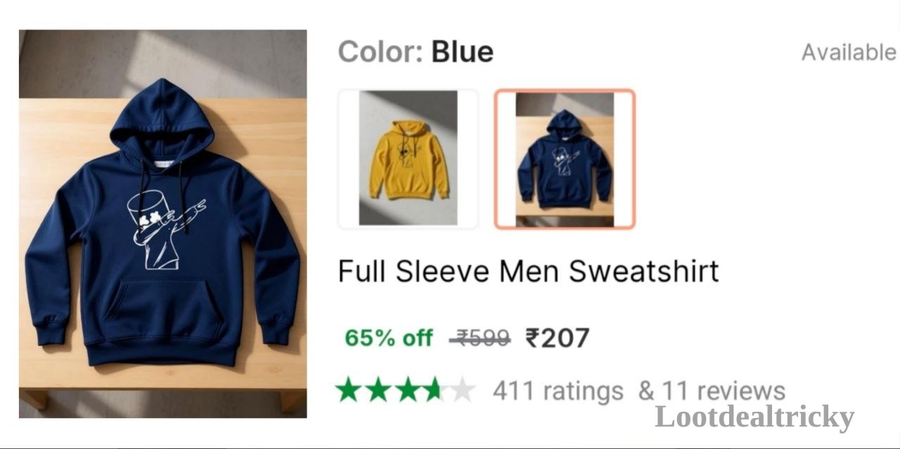 Marshmallow Winter Hoodie – Just ₹207 | Loot Lo