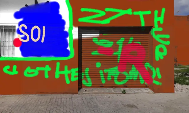 Graffiti artwork by SOLAR