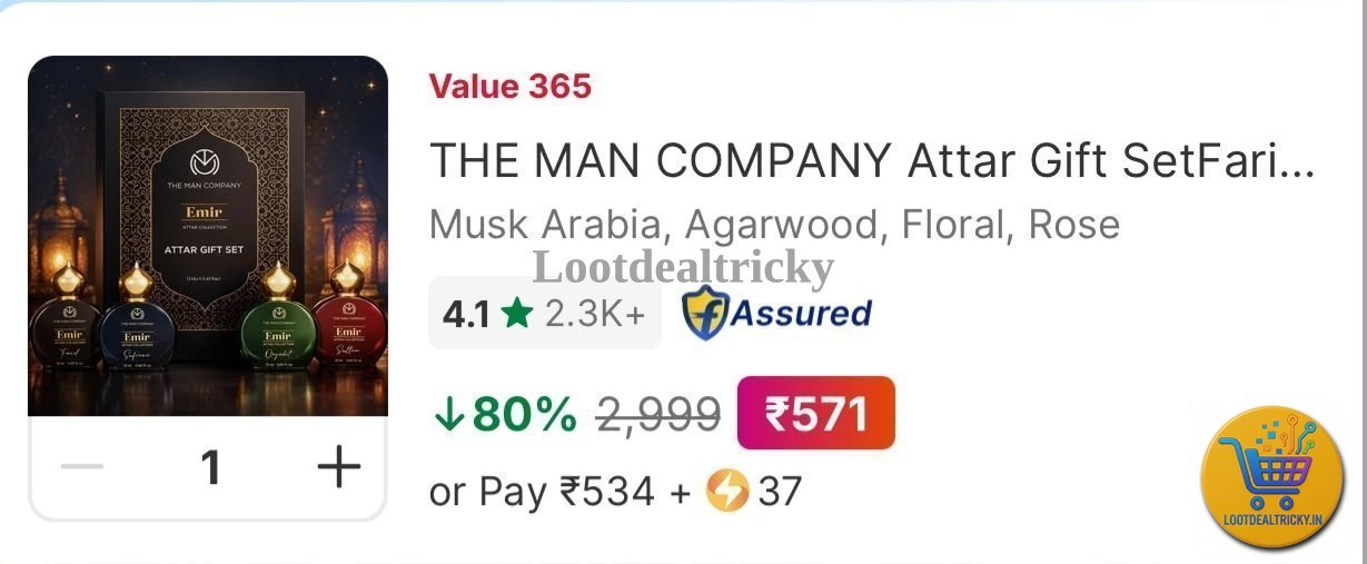 Luxury Attar Gift – Just ₹571 | Loot Deal