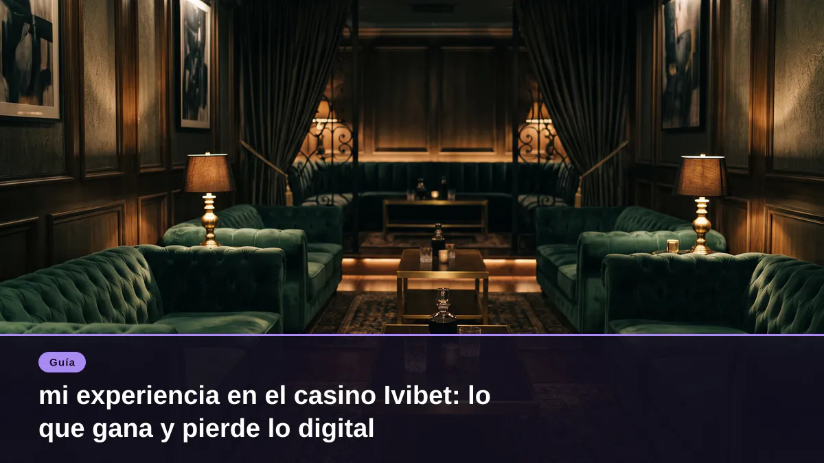 mi experiencia en el casino Ivibet: lo que gana y pierde lo digital