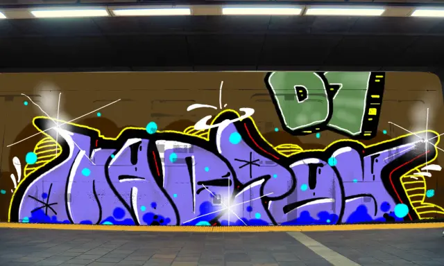 Graffiti artwork by LPBER