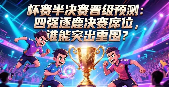 杯赛半决赛晋级预测：深度解析胜负关键，谁能拿下决赛门票？