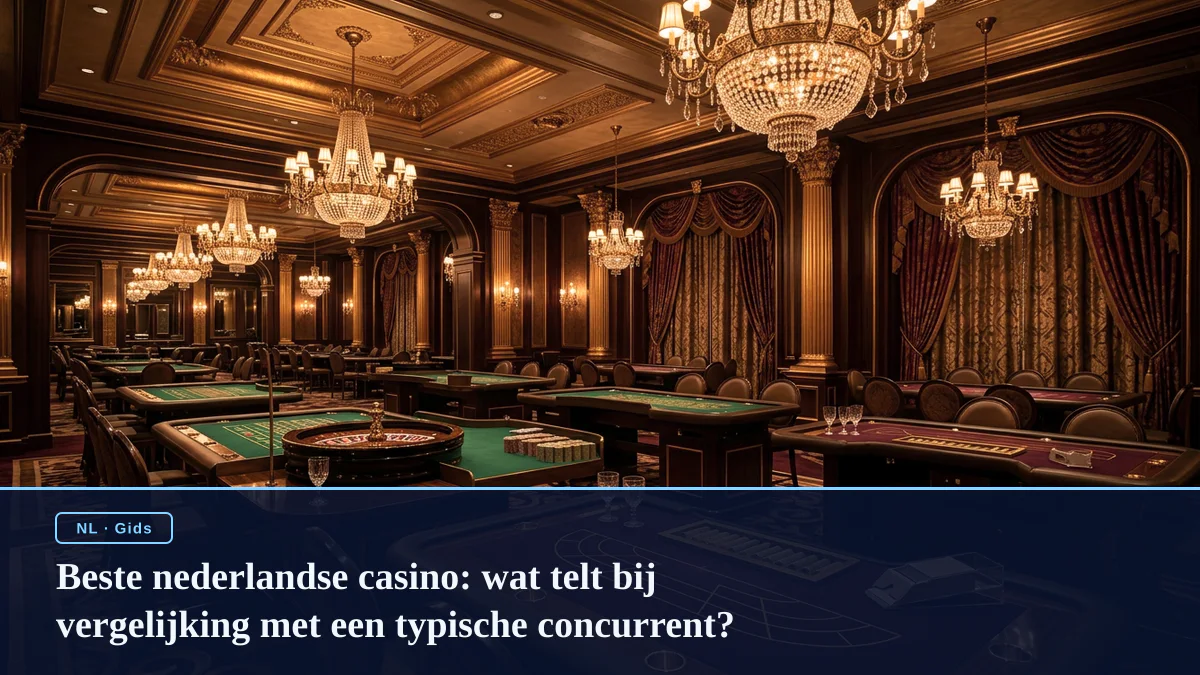 Beste nederlandse casino: wat telt bij vergelijking met een typische concurrent?