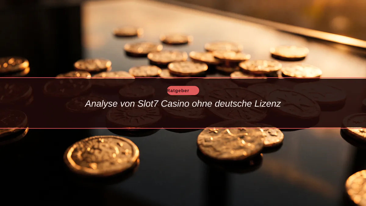 Analyse von Slot7 Casino ohne deutsche Lizenz