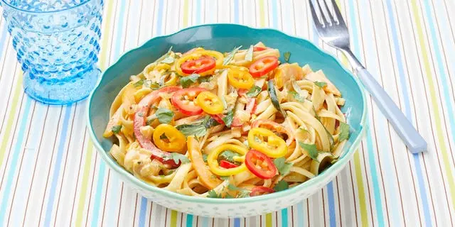 Quick and Creamy Six Pepper Pasta Recipe Unveiled