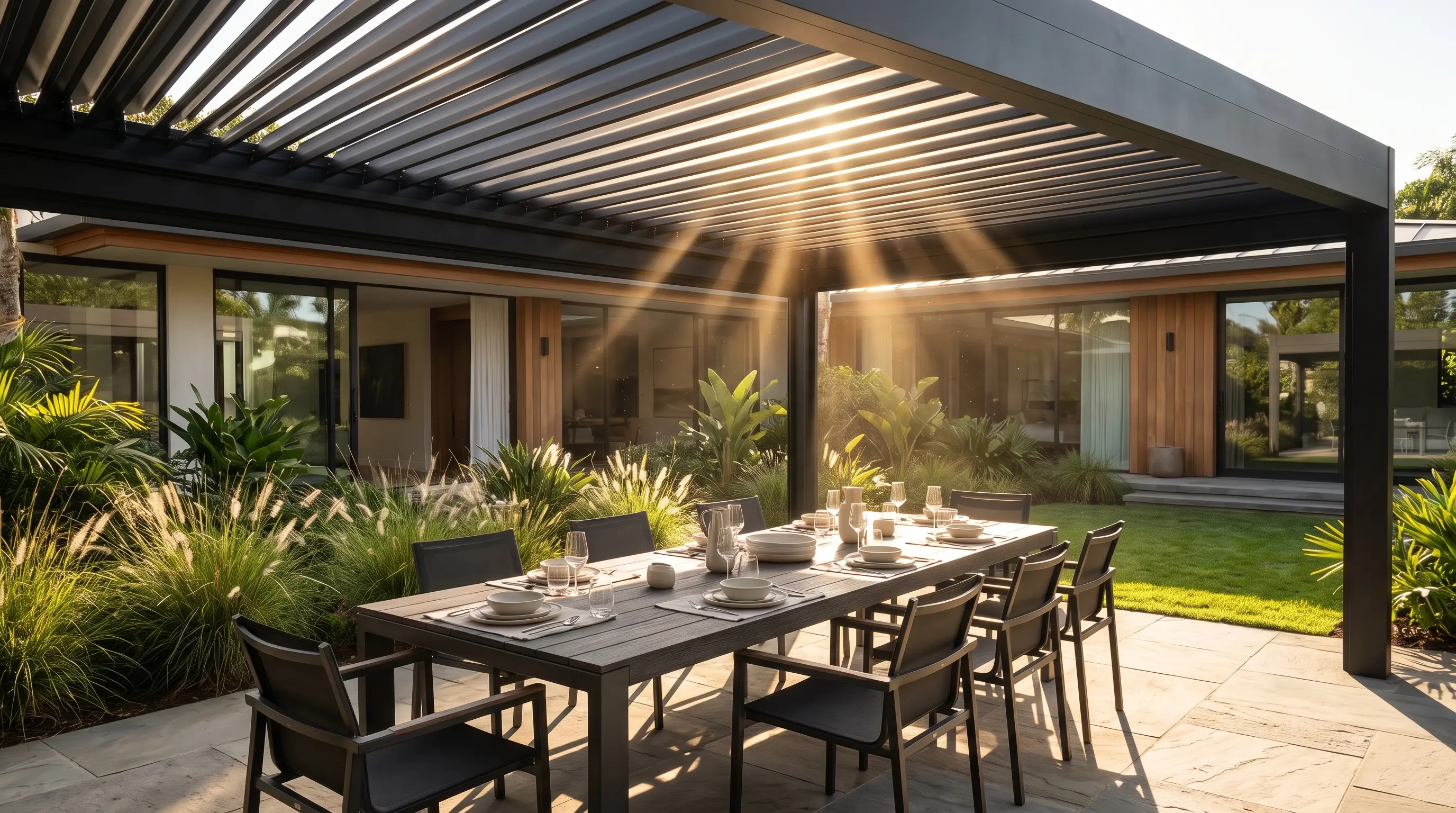AI-Controlled Bioclimatic Pergolas