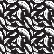 Background Pattern Seamless Texture Black Print Floral Free