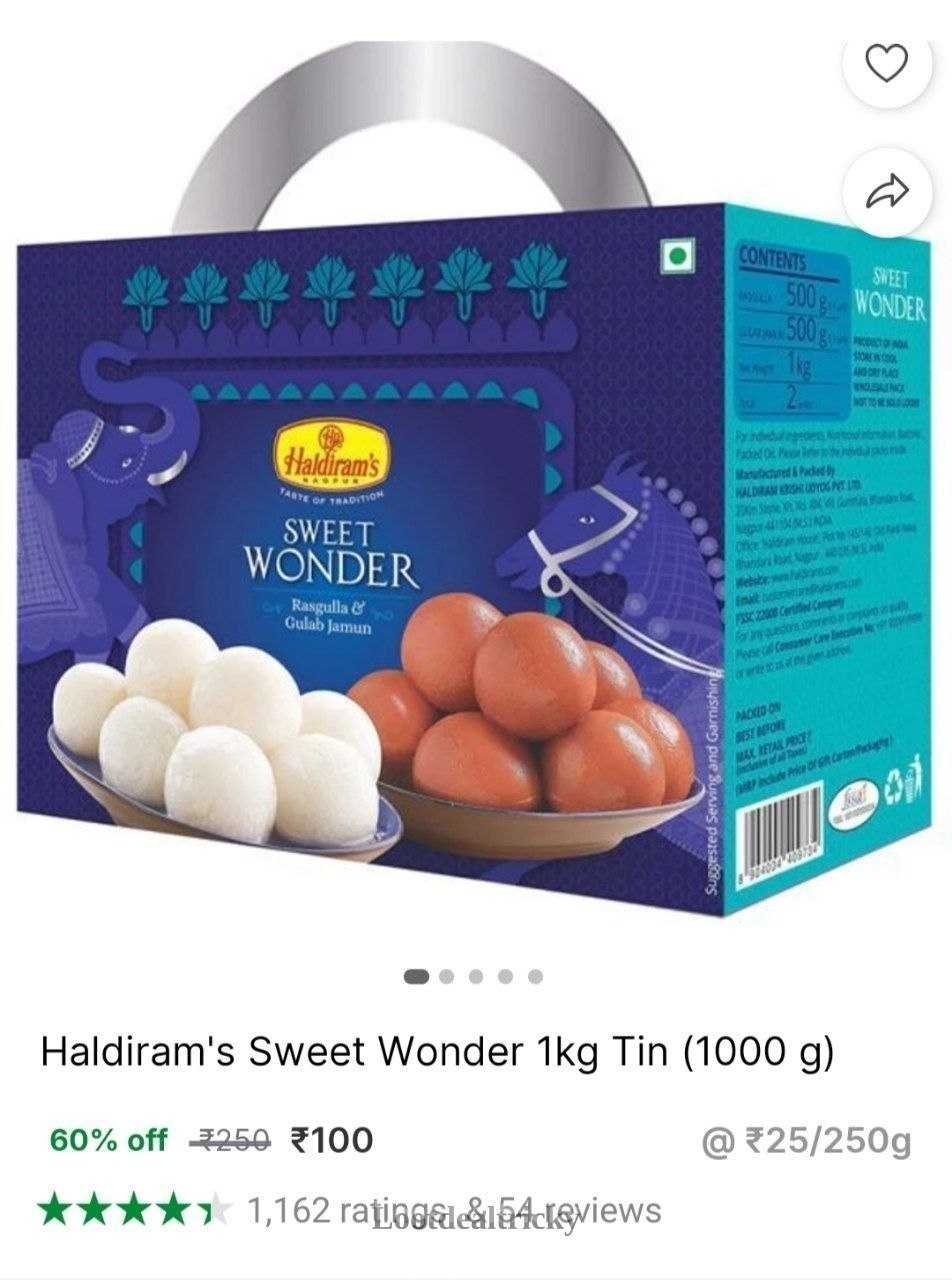 Loot 100 1kg – Wonderful Discount Today @ ₹100 Loot 100 1kg – Wonderful Discount Today @ ₹100