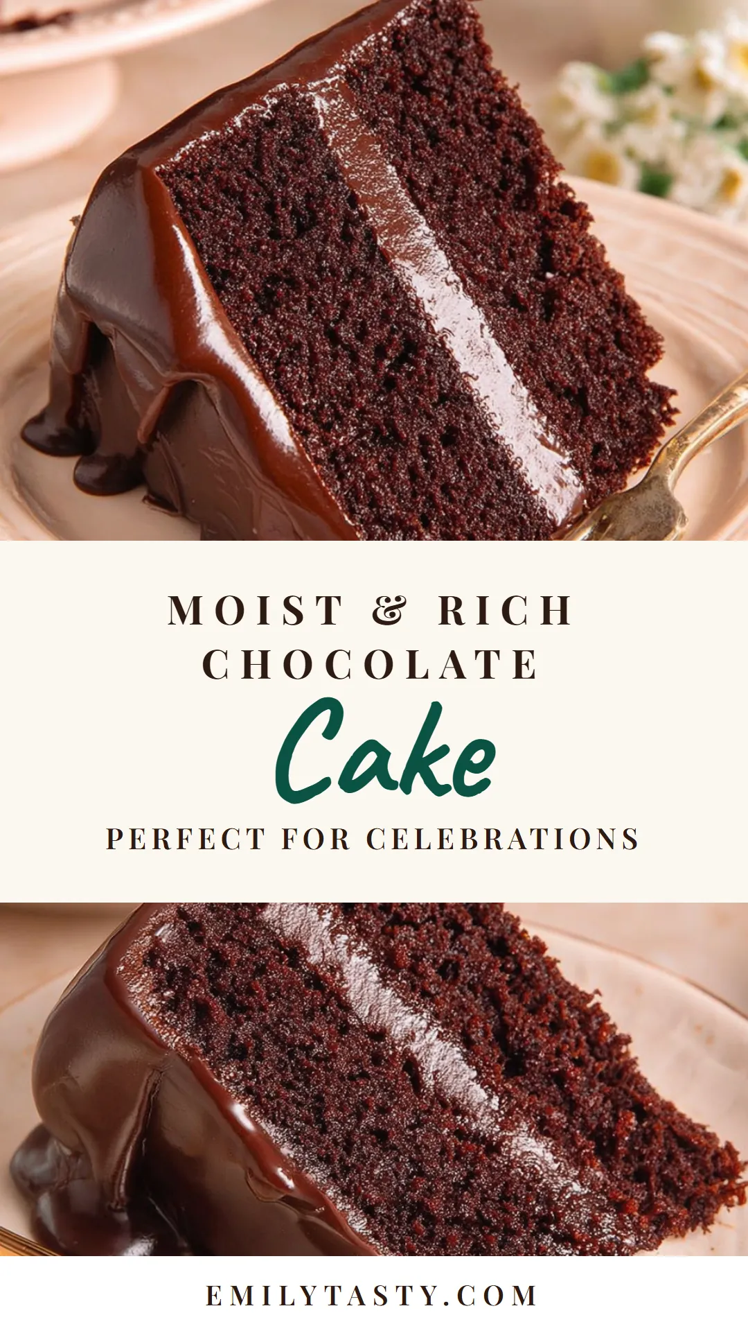 Indulge in this decadent moist chocolate cake that will surely impress your guests at any celebration. This easy homemade cake is rich, fluffy, and bursting with chocolate flavor, making it the best choice for birthdays, anniversaries, or just a sweet treat. With simple ingredients and quick preparation, you can whip up this delightful dessert in no time. Don't miss out on satisfying your chocolate cravings – click for the full recipe.