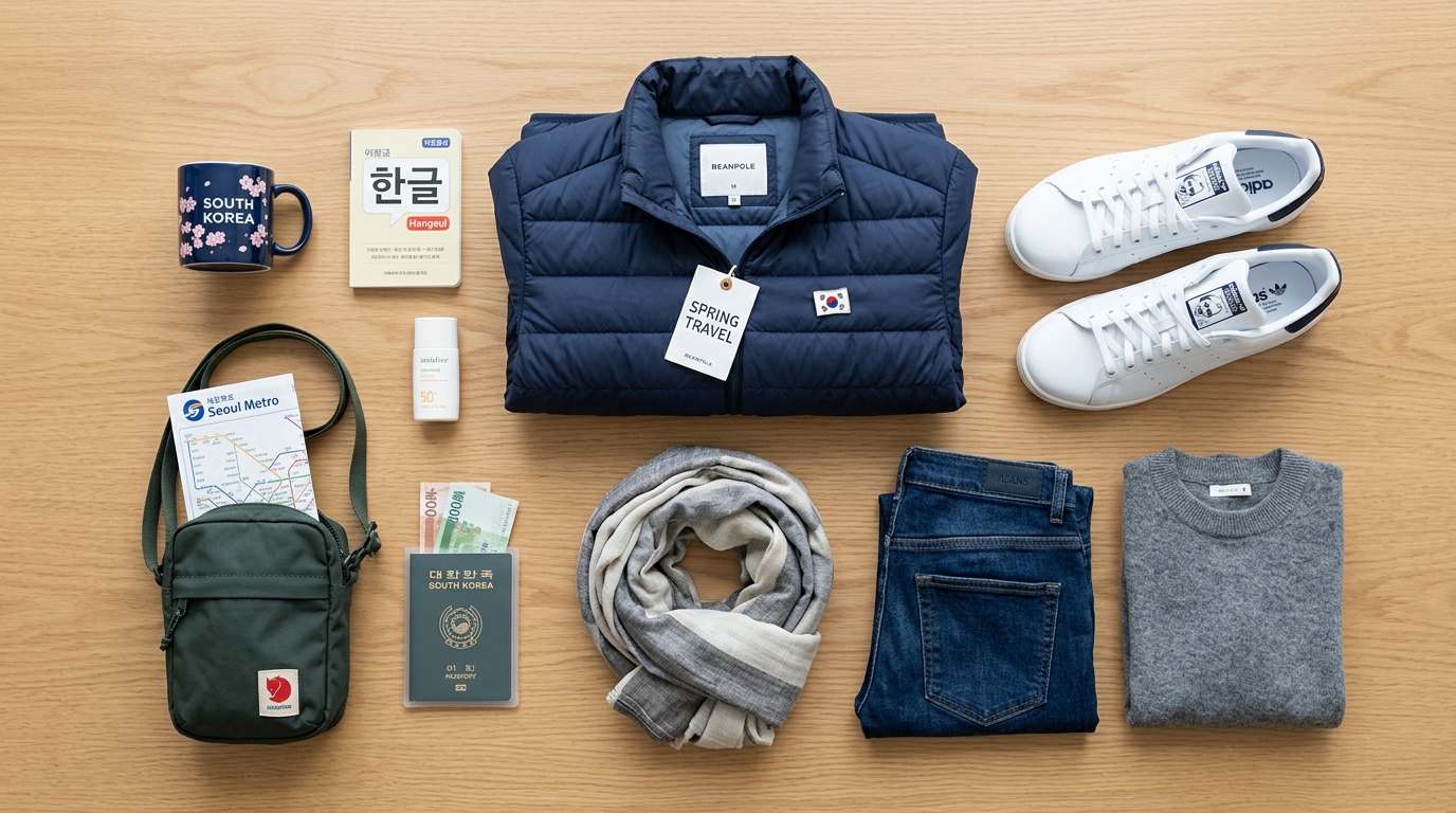 Seasonal packing guide for South Korea winter spring summer autumn