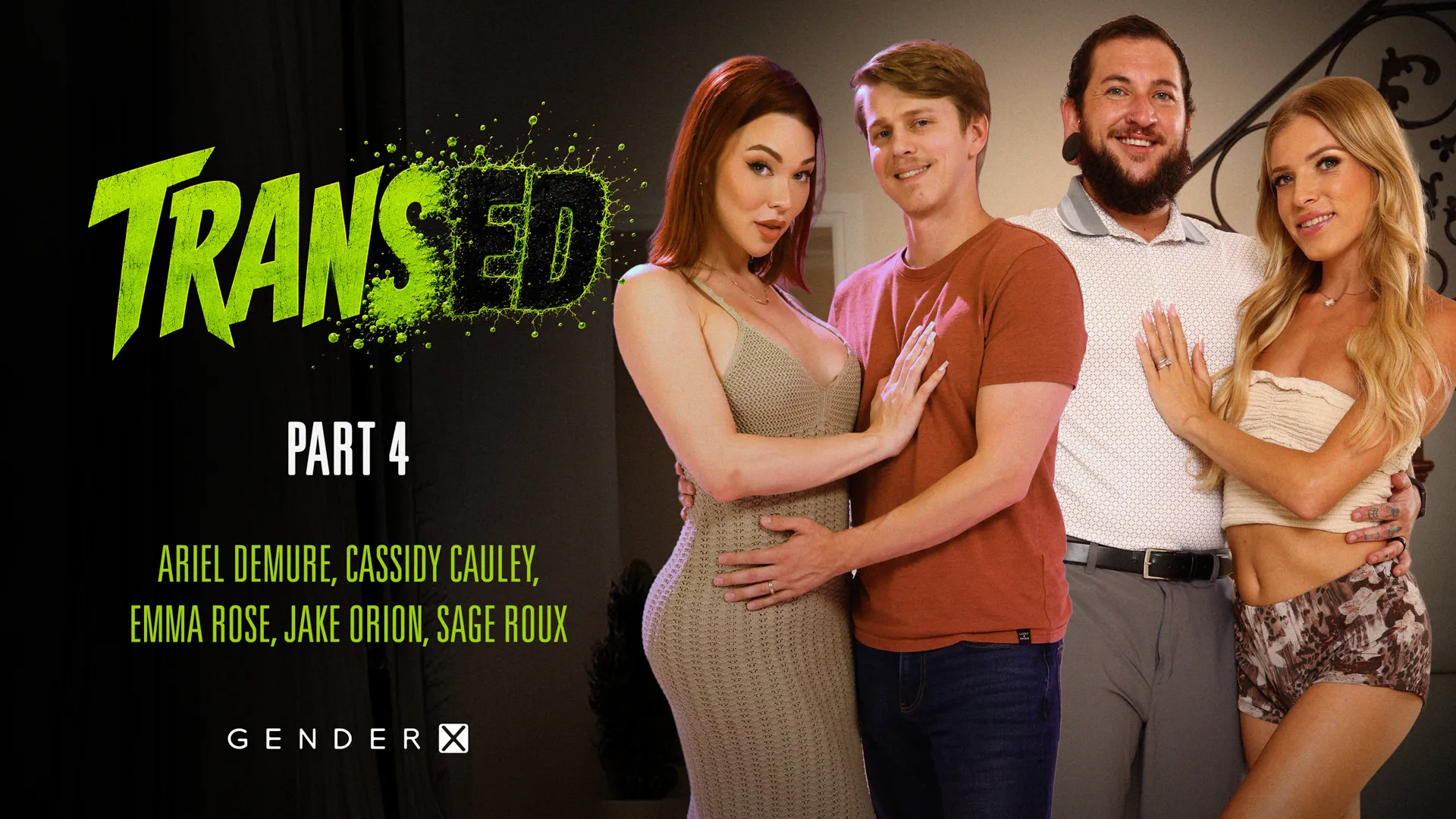 [GenderXFilms] Emma Rose, Ariel Demure, Cassidy Cauley – Transed – Part 4