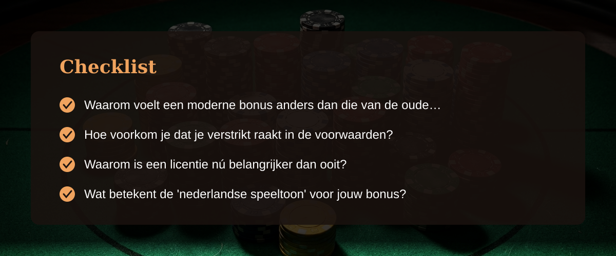 Wat is een casino stortingsbonus, en waarom moet je als nieuwkomer eerst dit lezen? � Checklist
