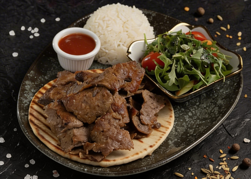 Turkish Döner Kebab Platter #1 dish