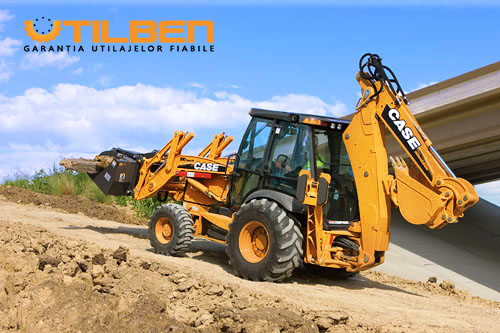 buldoexcavator CASE de la UTILBEN