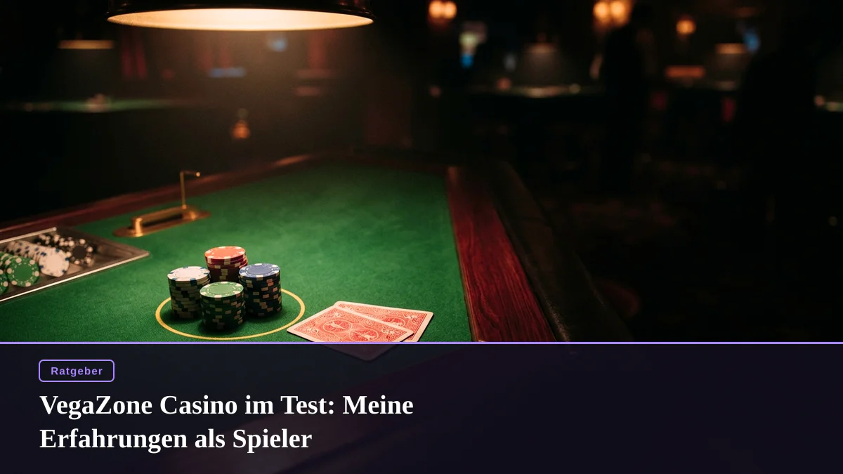 VegaZone Casino im Test: Meine Erfahrungen als Spieler