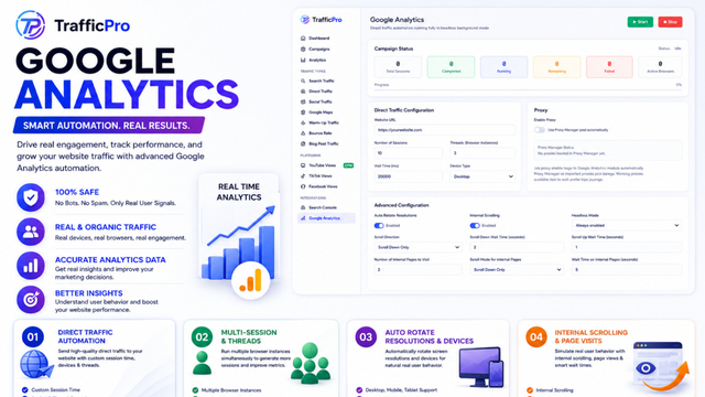 Traffic Pro Facebook and Instagram traffic module with cross-platform campaign management