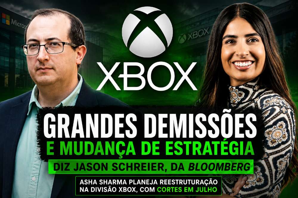 Jason Schreier afirma que Xbox prepara grandes demissões e mudança estratégica sob comando de Asha Sharma