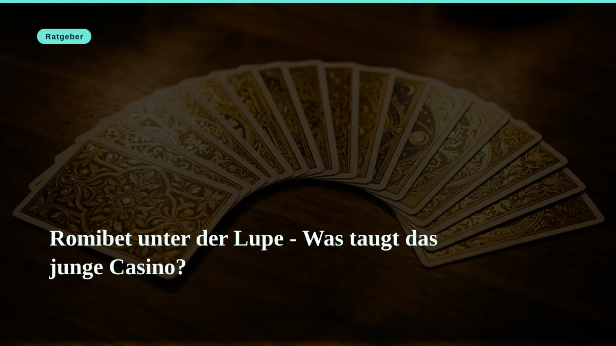 Romibet unter der Lupe - Was taugt das junge Casino?