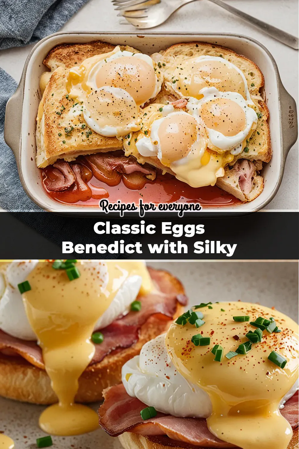 Classic Eggs Benedict with Silky Hollandaise - Brunch Staple