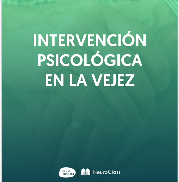 Portada del manual de intervención psicológica en la vejez