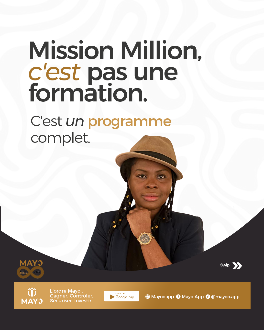Mission Million, ce n'est pas une formation. C'est un programme complet.