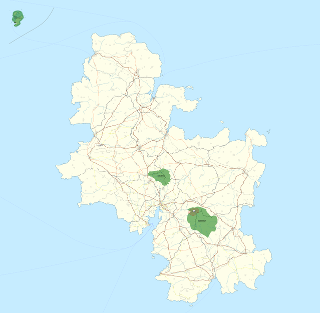 Kernev map