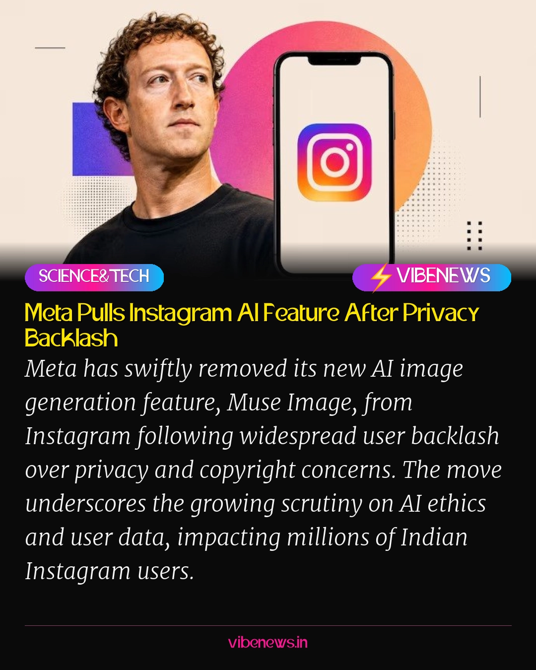 Meta Pulls Instagram AI Feature After Privacy Backlash