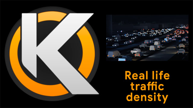 Real life traffic density