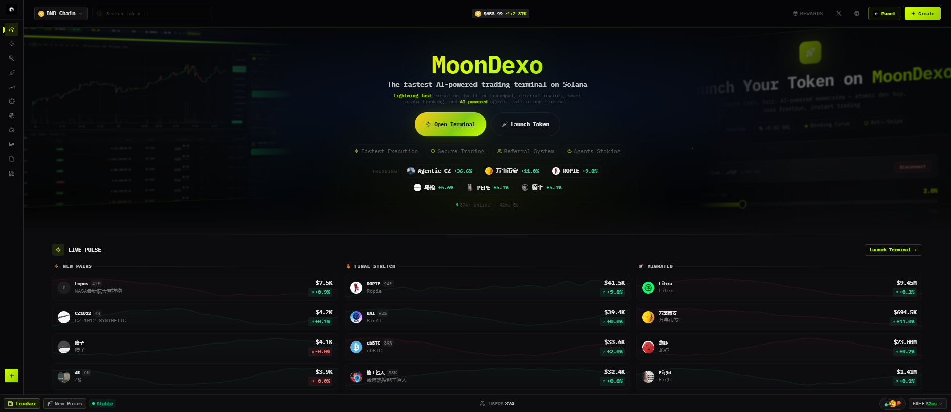 Stored screenshot of moondexo.com