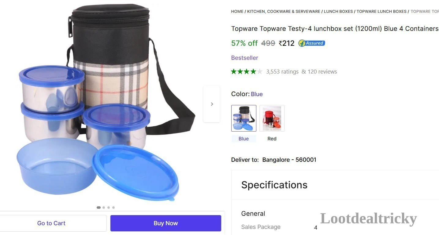 4 Containers Lunch Offer Image