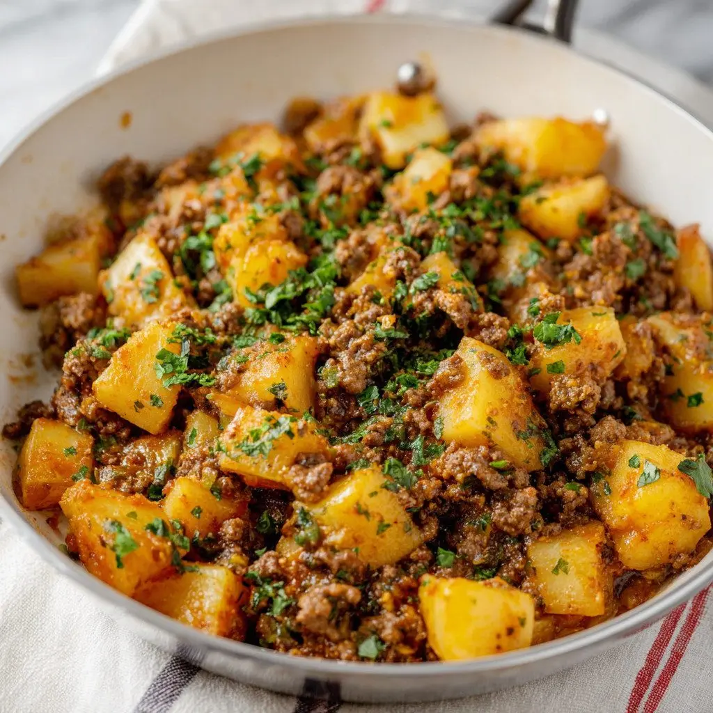 Hearty Ground Beef and Potatoes