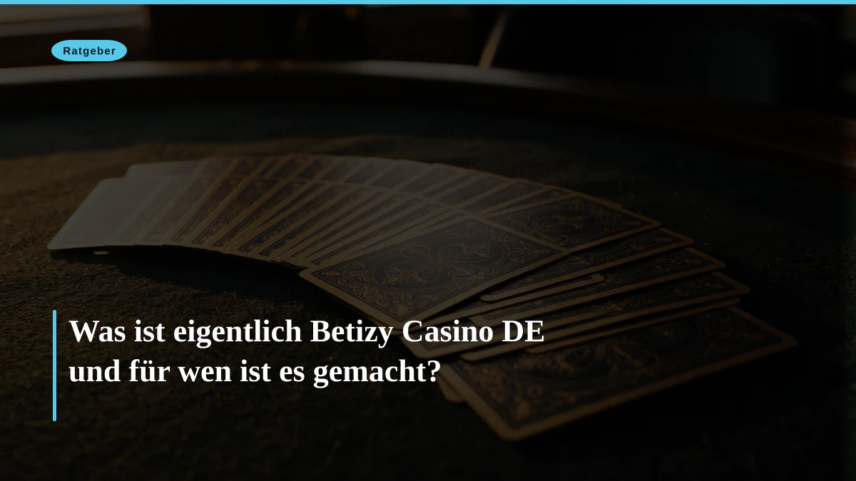 Was ist eigentlich Betizy Casino DE und für wen ist es gemacht?