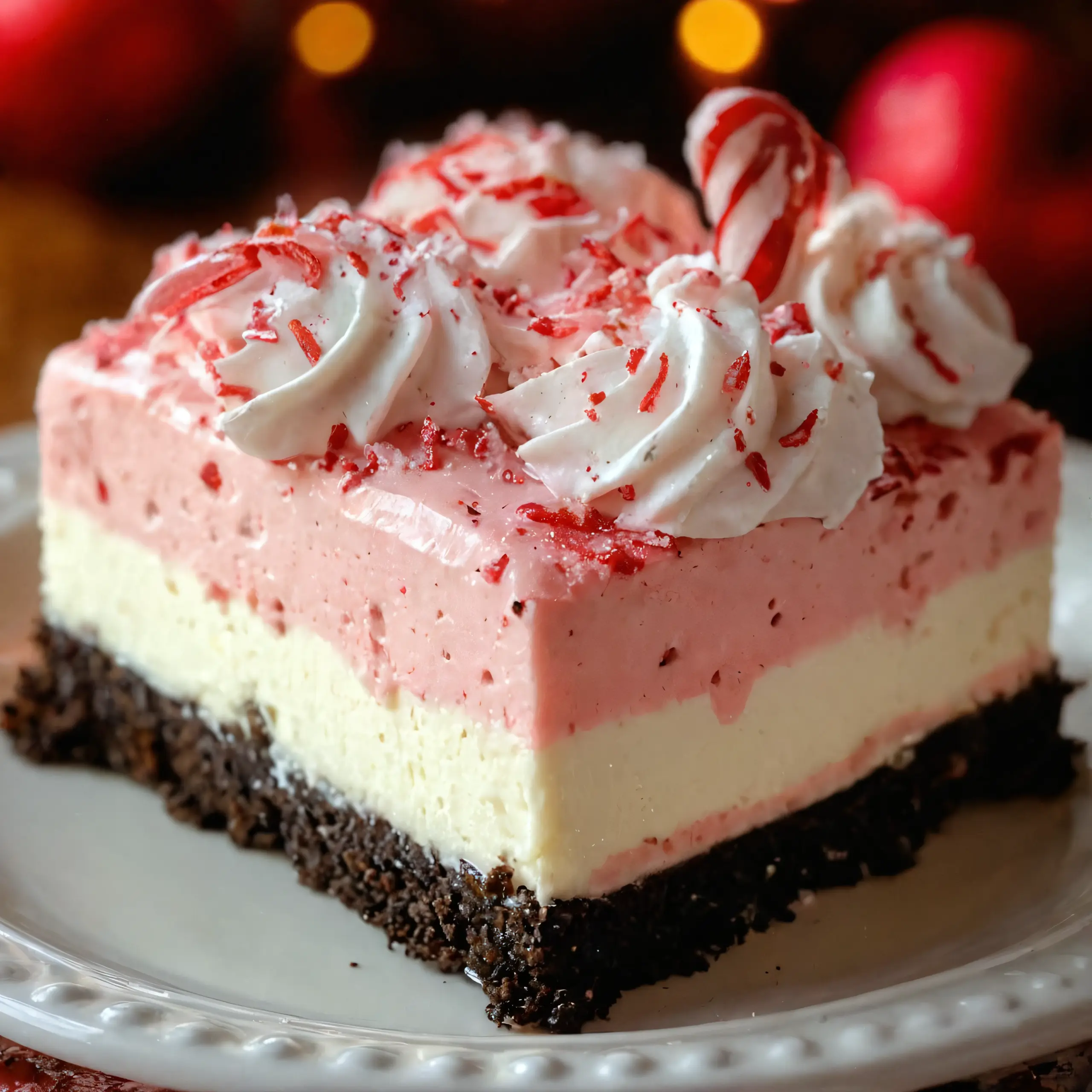 Delicious No-Bake Peppermint Cheesecake