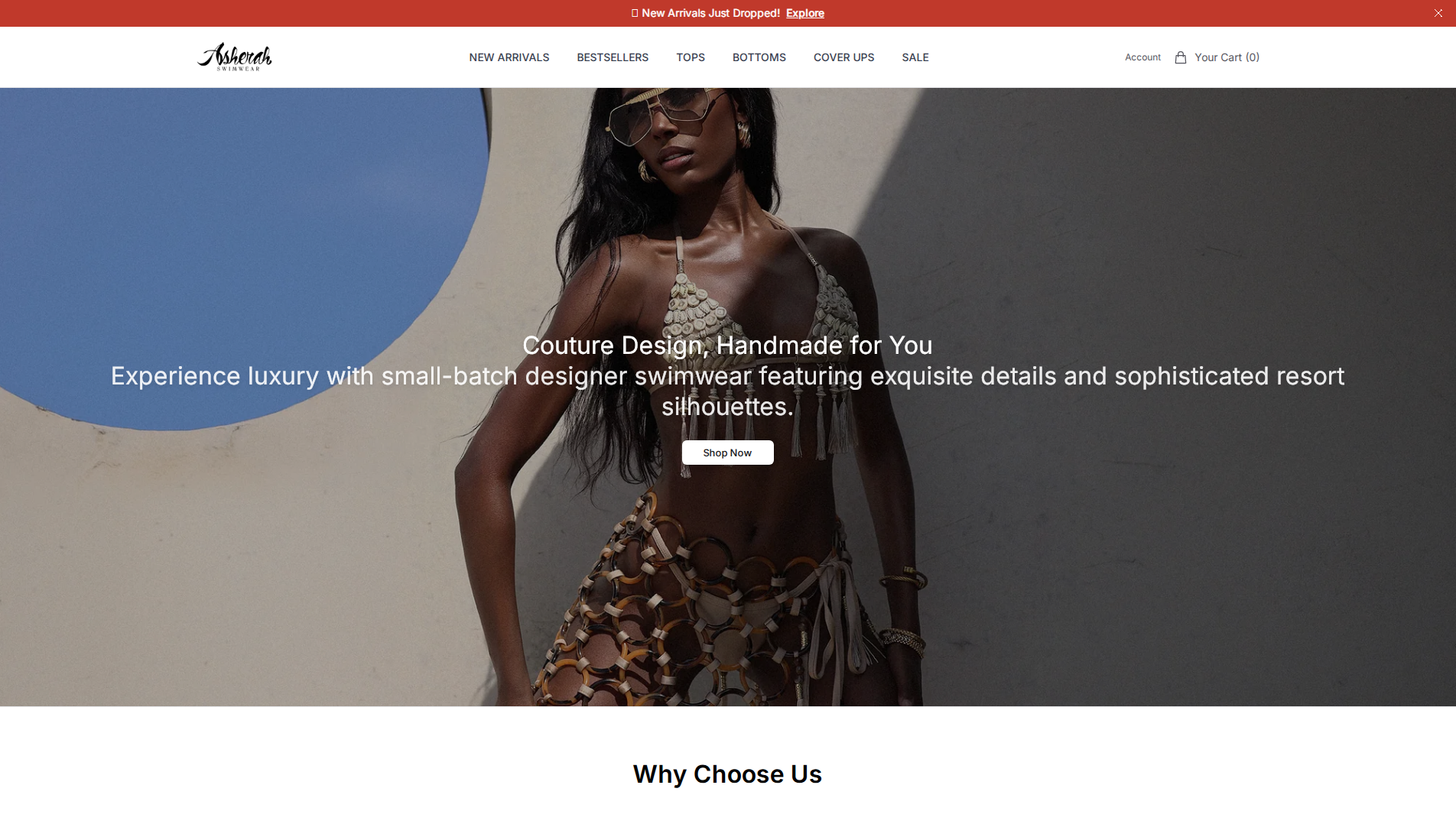 Stored capture of asherahswimwearclub.shop