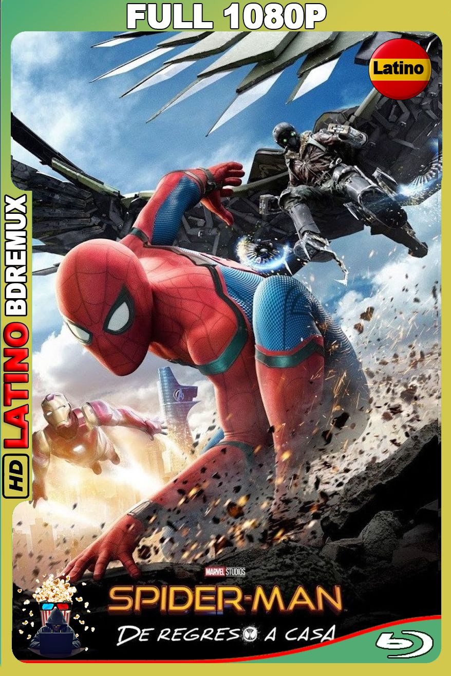 Spider-Man – De regreso a casa (2017) [Full 1080p] BDREMUX [Latino-Inglés]