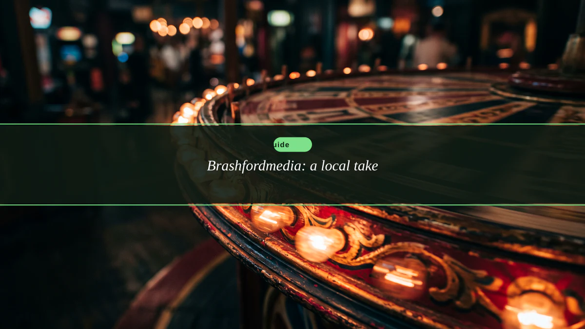 Brashfordmedia: a local take