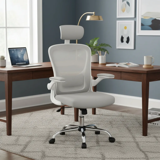 Cadeira De Escritório Ergonômica Giratória Boston G100 Mesh Luvinco